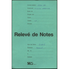 Relevé de notes