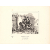 Alphabet moral et philosophique à l'usage des petits et des grands enfans. Yvetot (Le Roi d'). Il faisait ses quatre repas / Dans son palais de chaume, / Et sur un âne pas à pas, / Parcourait son royaume, Béranger.