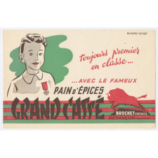 Buvard publicitaire. Pain d'Épices Grand Cassé.
