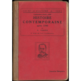 Histoire contemporaine après 1789. Classe de 4e des CC.