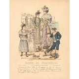 Costumes féminins. Modèles. 
