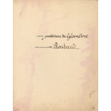 cahier de problèmes de géométrie