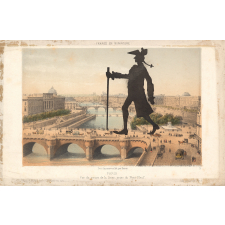 Paris, vue du cours de la Seine, prise du Pont–Neuf. 