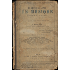 La première année de musique : solfège et chants : leçons, résumés, 154 exercices, 55 choeurs à l'unisson ou à deux parties, 50 devoirs, questionnaires et lexique : à l'usage de l'enseignement élémentaire
