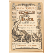 Union centrale des Beaux–Arts appliqués à l'industrie. 6e Exposition. 1880. Le Métal. industries d'Art. Musée rétrospectif. Exposition des Peintres Décorateurs & des Dessins pour l'Industrie. Concours des Ecoles de Dessin de Paris.