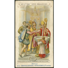 Image publicitaire - Chocolaterie d'Aiguebelle - 1593 Henri IV, roi de France, embrasse le catholicisme