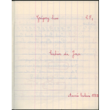 Cahier du jour