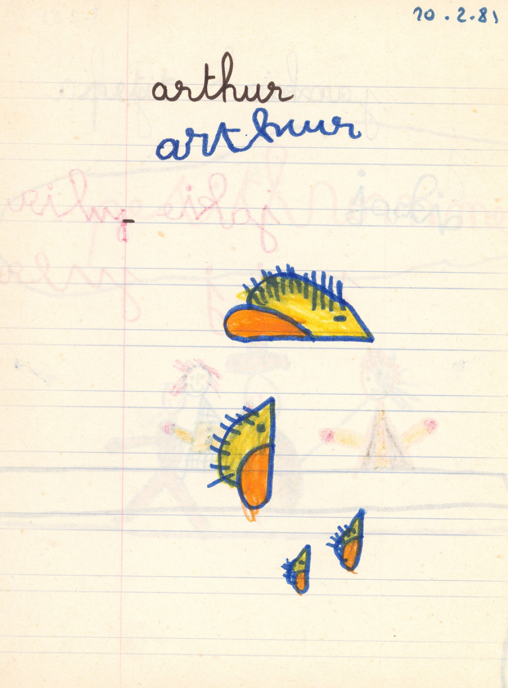 Cahier d'écriture
