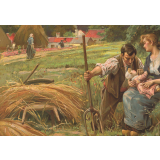 Bonheur familial rural. 
