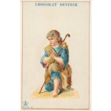 Cartes réclame. Chocolat Devinck. Portraits d'enfants.