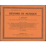 Devoirs de musique. Nouveau cours théorique & pratique de devoirs à écrire pour l'enseignement de la musique.
