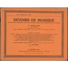 Devoirs de musique. Nouveau cours théorique & pratique de devoirs à écrire pour l'enseignement de la musique.