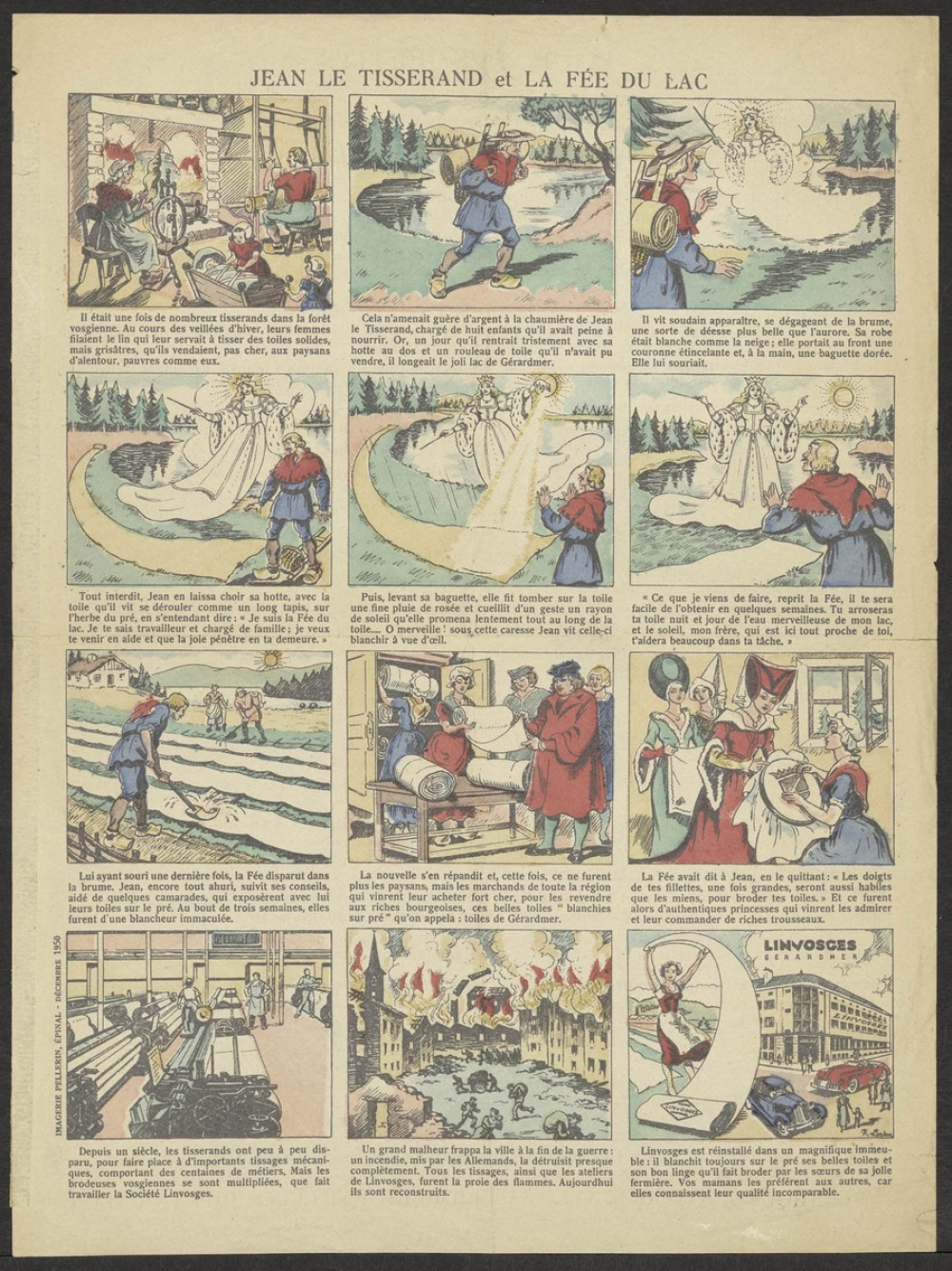 Jean le Tisserand et la Fée du lac.