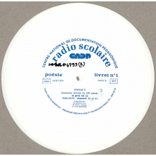Chant & poésie. Livret n°1, CE-CM1 : émissions de la radio scolaire 1978-1979