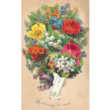 Carte florale. 