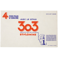 Buvard publicitaire. Stylo 303.
