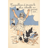 Les commandements de la santé : Travaillons et jouons le plus possible au grand air ...