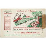 Buvard publicitaire. Produits Kifo. Le loup et l'agneau.