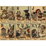 Alphabet grotesque. 
