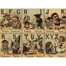 Alphabet grotesque. 