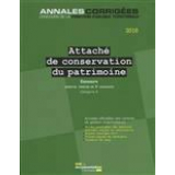 Attaché de conservation du patrimoine 2016