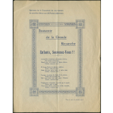 Société Française de Papeterie Scolaire - Spécimen de couverture de cahier.
