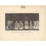 Recteur de l'université au convoi d'un religieux de l'abbaye de Saint-Victor. Le Moyen Age et la Renaissance - Universités.