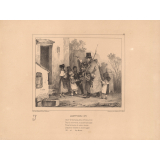 Alphabet moral et philosophique à l'usage des petits et des grands enfans. J. Janvier (1er). Cher Grand papa, dans ce beau jour, Reçois nos voeux et notre hommage : Peux-tu douter de notre amour, Quand tes bontés en sont le gage ; Oh !... si... les dieux...