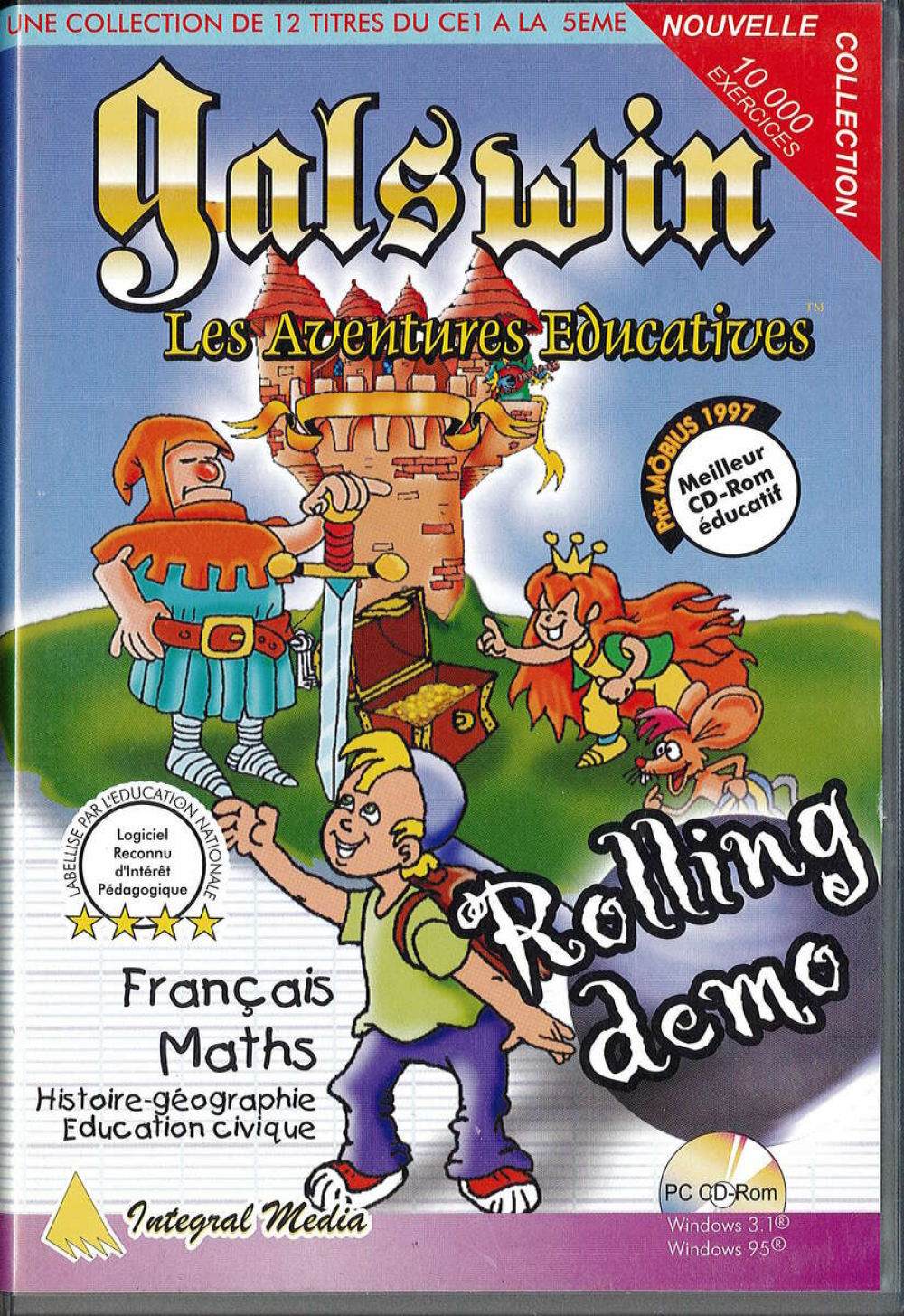 Galswin : les aventures éducatives. Rolling demo