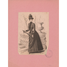 Costume féminin. Modèle.