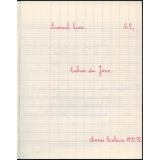 Cahier du jour
