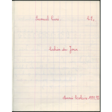 Cahier du jour