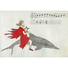 Concours de la journée européenne des écoles. Arion et les dauphins. Légende grecque. 