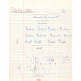 Cahier du jour