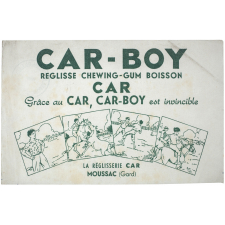 Buvard publicitaire. Car - Boy.