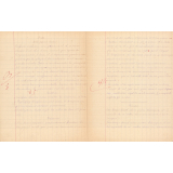 Cahier de devoirs.