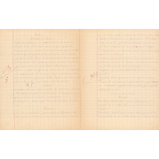 Cahier de devoirs.