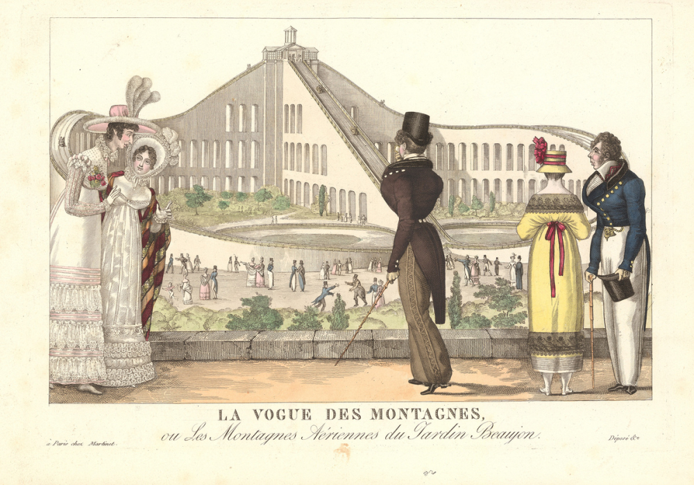 La Vogue des montagnes, ou les Montagnes Aériennes du Jardin Beaujon. 