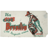 Buvard publicitaire. Café Brésilia.
