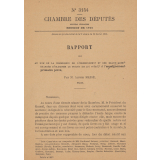 Chambre des Députés. Rapport fait au nom de la Commission de l'Enseignement et des Beaux-Arts, chargée d'examiner le projet de loi relatif à l'enseignement primaire privé.