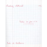 Cahier du jour n°2