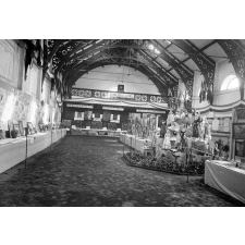 Exposition de travaux manuels.