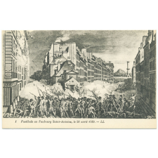 Collection de Cartes Postales classées méthodiquement pour l'Enseignement de l'Histoire et accompagnées d'une notice  explicative rédigée sous la forme d'une leçon s'adressant à des enfants - La Révolution (I) - Des origines à la fin de la Législative.