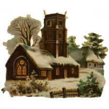 Images à collectionner. Églises et moulins.