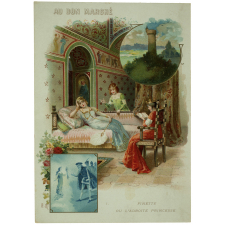 Cartes réclame. Au Bon Marché. Finette ou l'adroite Princesse.