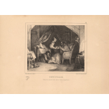 Alphabet moral et philosophique à l'usage des petits et des grands enfans. P. Piété filiale. Vous avez soin de votre mère ? vous prospérerez..