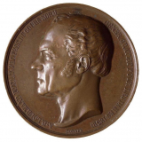 Médaille à l'effigie d'A.-D. Lourmand. 
