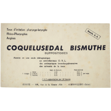 Buvard publicitaire. Coquelusedal Bismuthe.