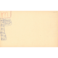 Cahier d'écriture