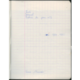 Cahier du jour